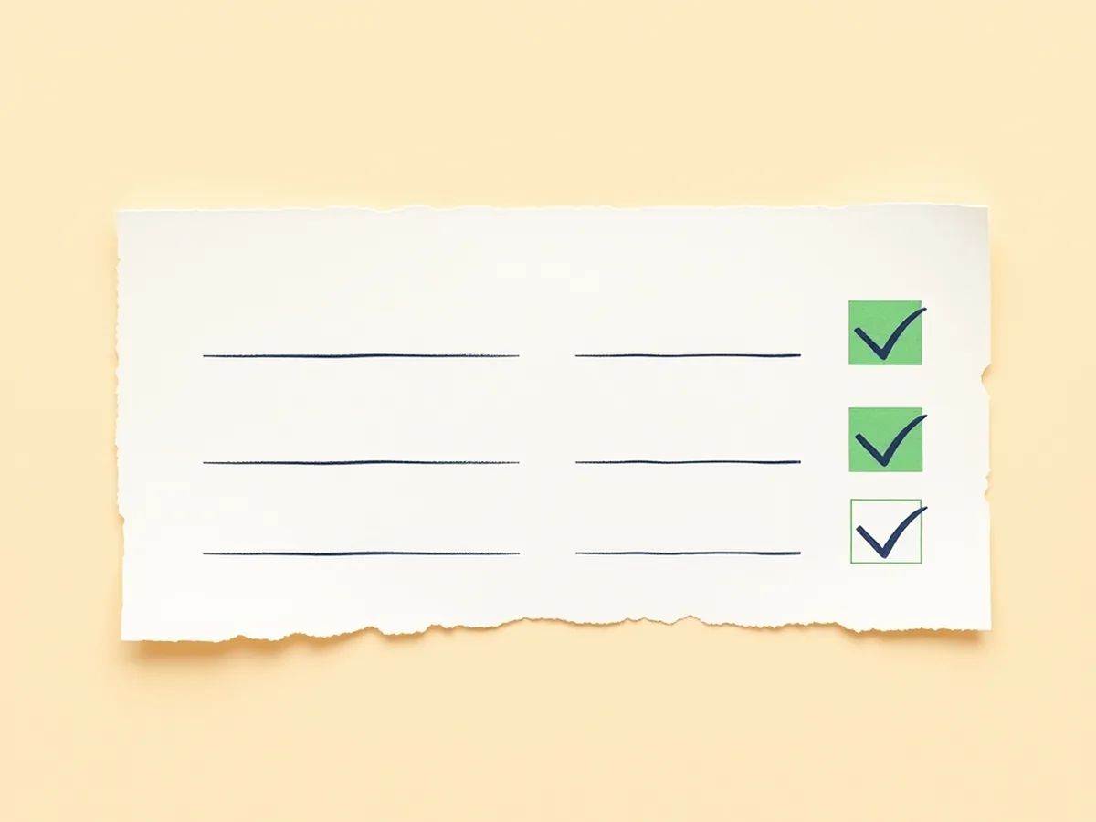 Fact-check worksheet card with four rows of coral and green bar pairs and green checkmarks, representing a structured AI hallucination verification routine for grade 7 ELA