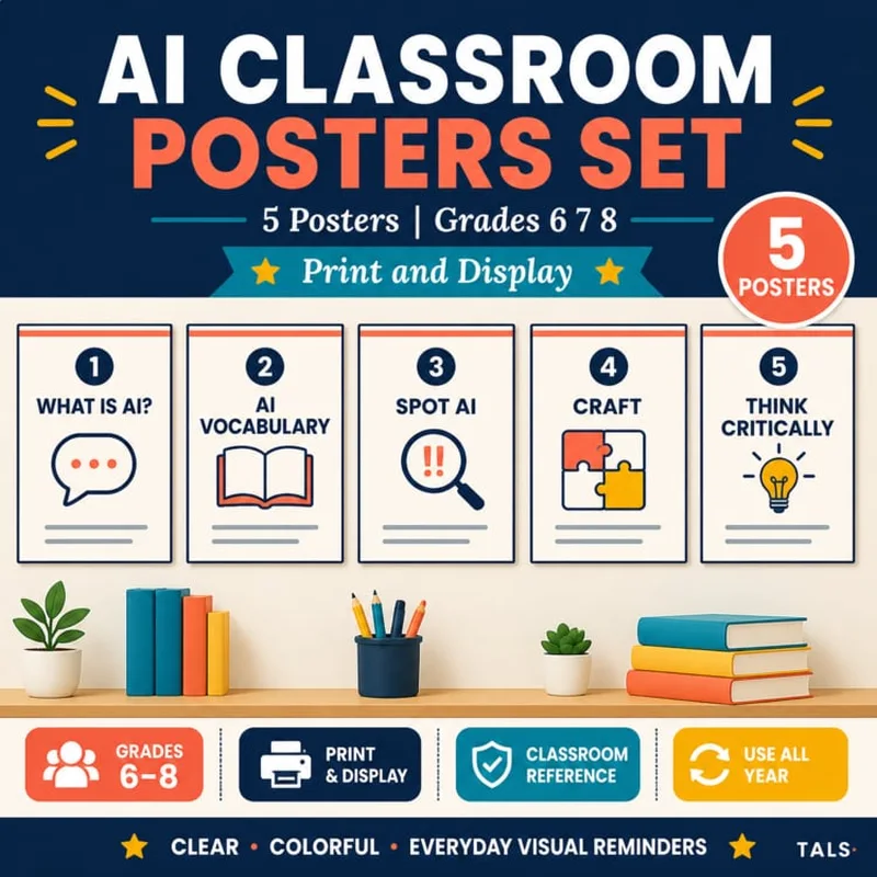 AI Classroom Posters Set cover