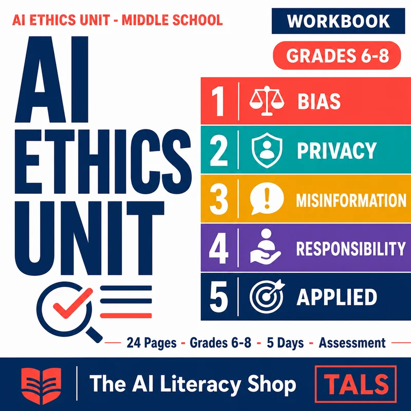 AI Ethics Unit Middle School cover