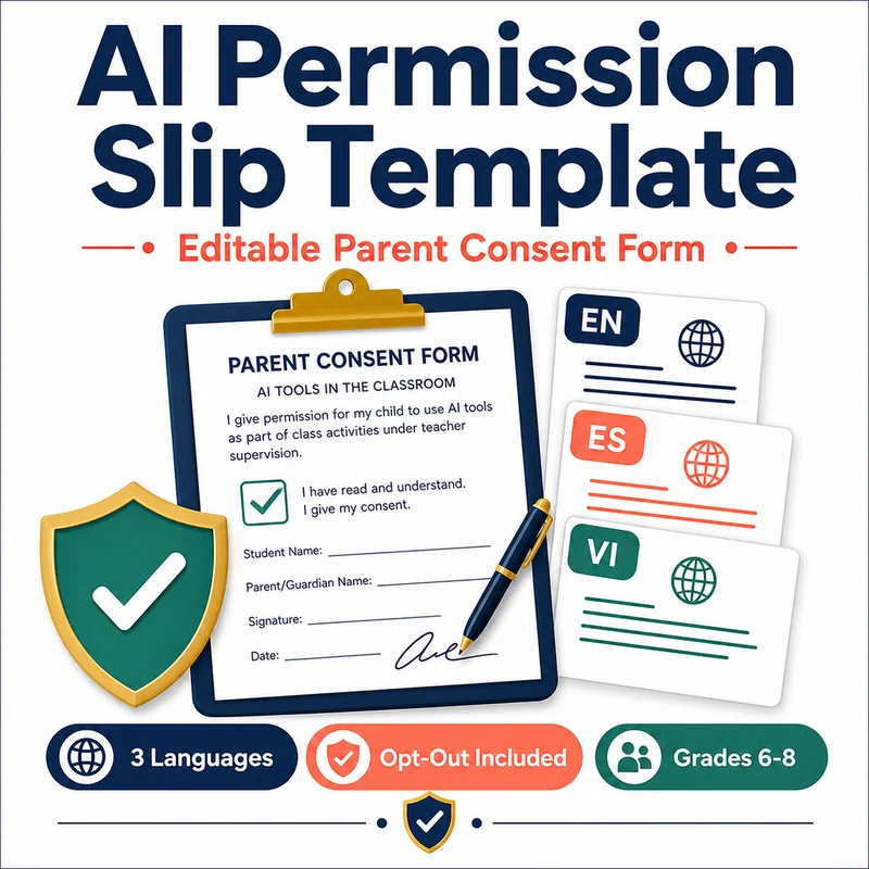 AI Permission Slip Template cover
