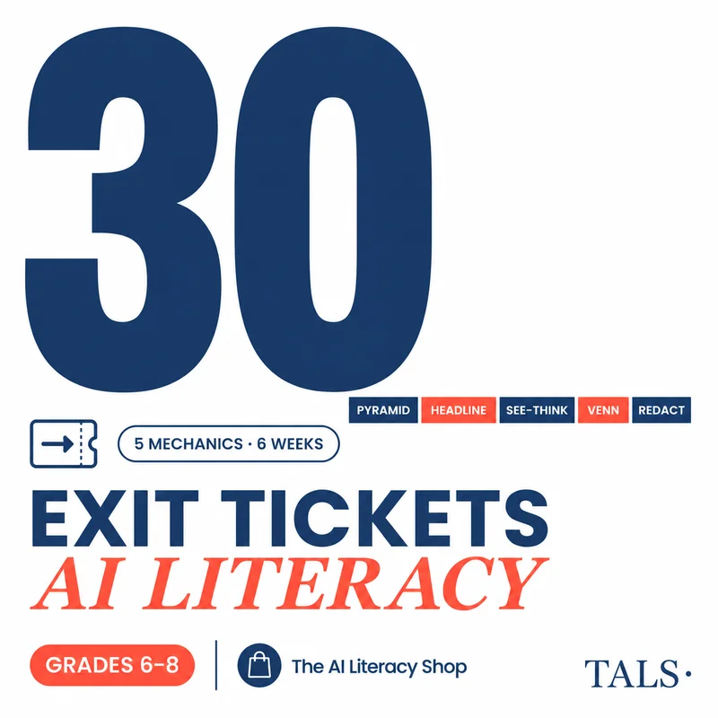 AI Literacy Exit Tickets cover