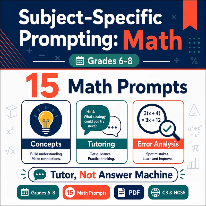 AI Prompting for Math cover