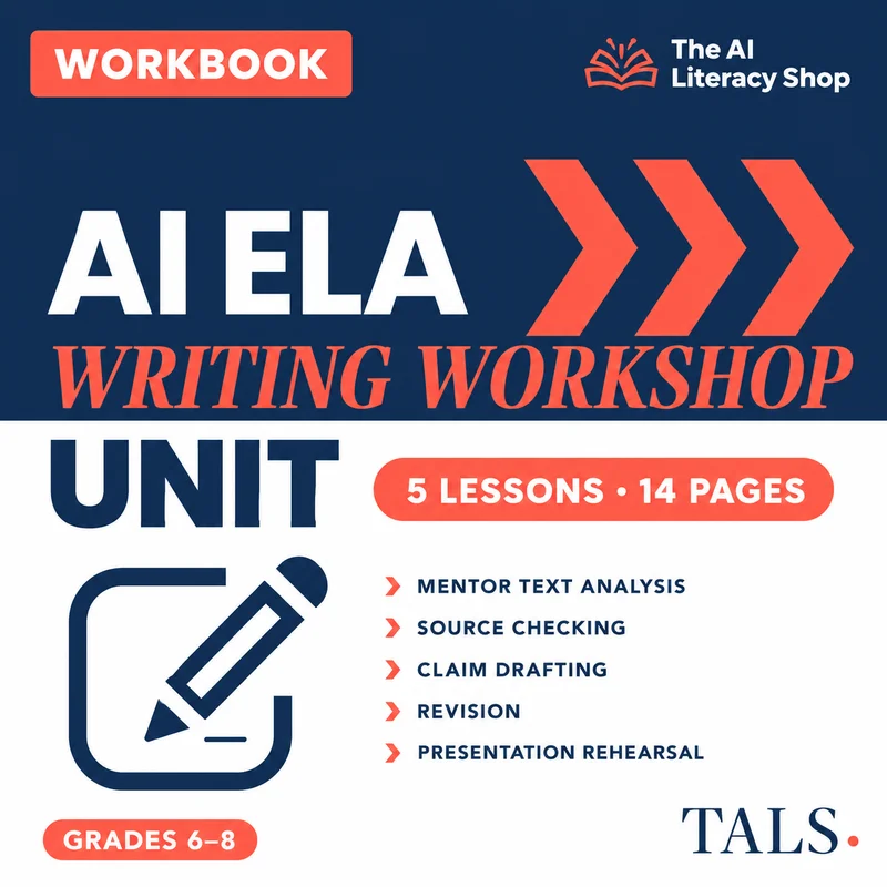 AI ELA Writing Workshop Unit cover