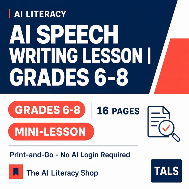 AI Speech Writing Lesson cover