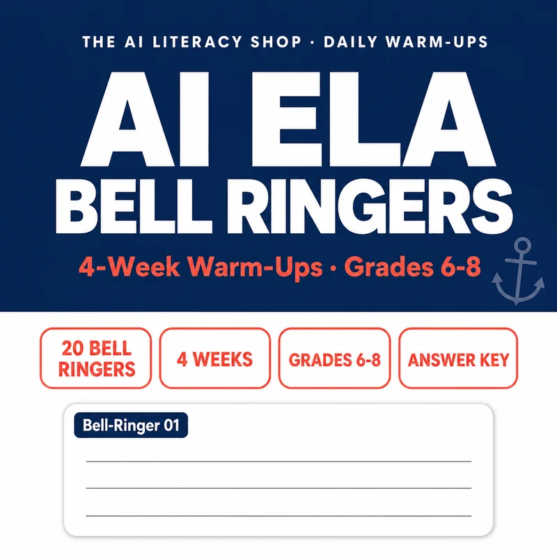 ELA AI Bell Ringers cover