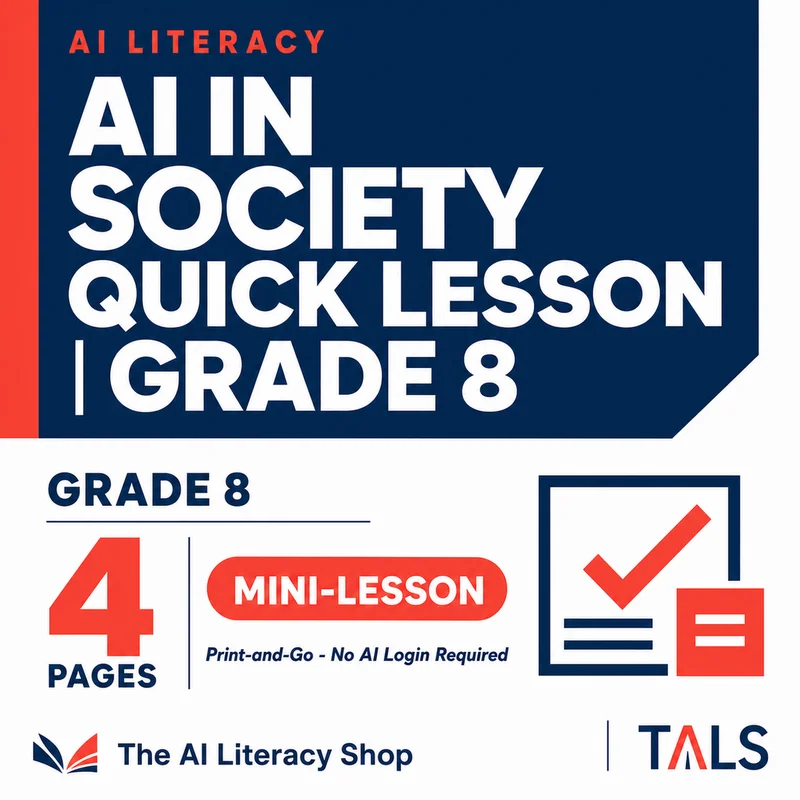 AI in Society Quick Lesson cover