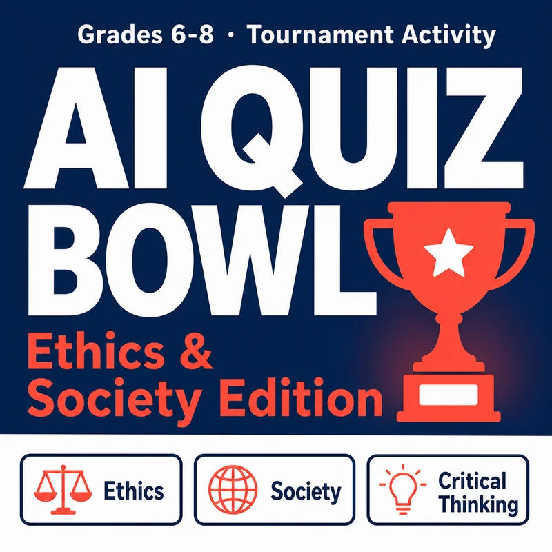 AI Quiz Bowl Ethics and Society Tournament cover