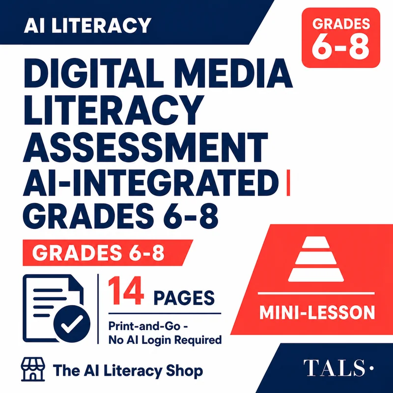 Digital Media Literacy Assessment AI-Integrated cover