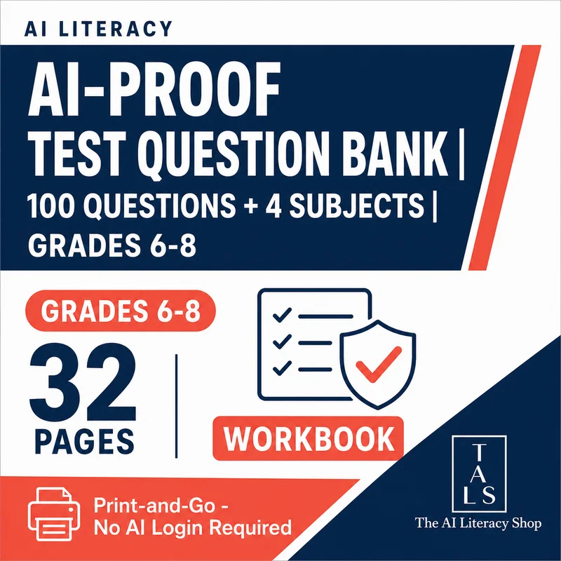 AI-Proof Test Question Bank cover