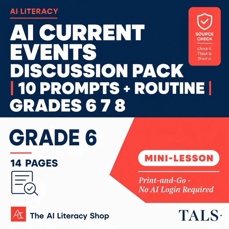 AI Current Events Discussion Pack cover