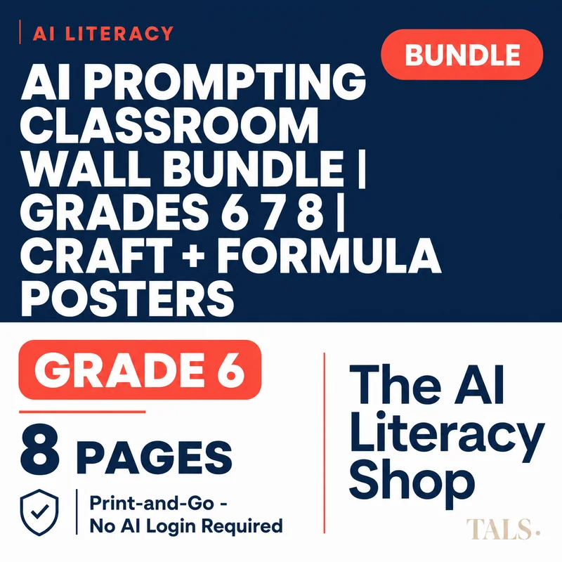AI Prompting Classroom Wall Bundle cover
