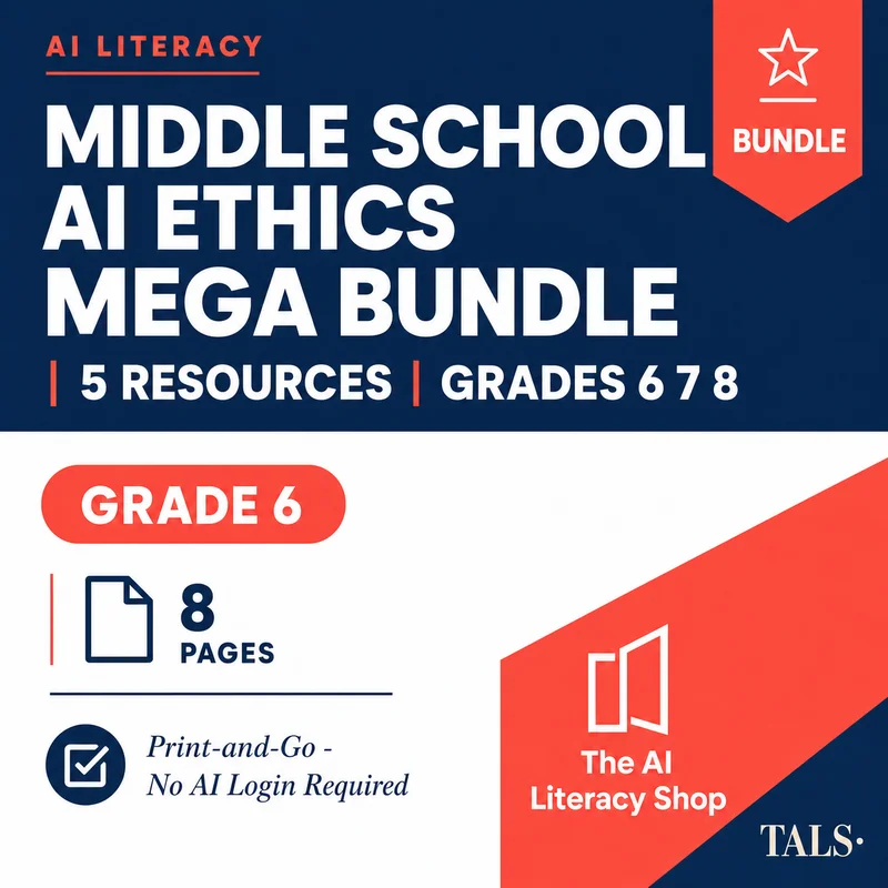 Middle School AI Ethics Mega Bundle cover
