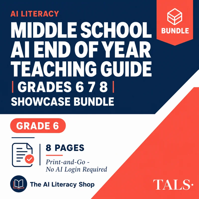 Middle School AI End of Year Teaching Guide cover