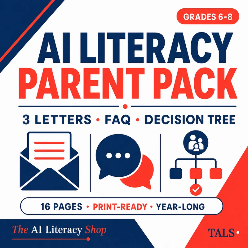 AI Literacy Parent Pack cover