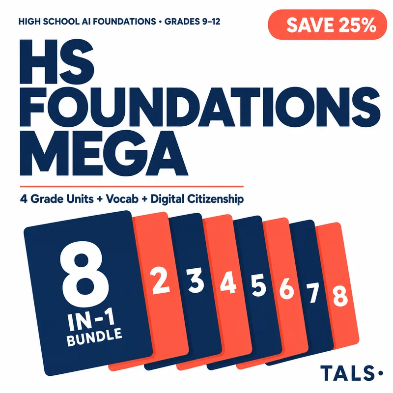 High School AI Foundations Mega Bundle cover