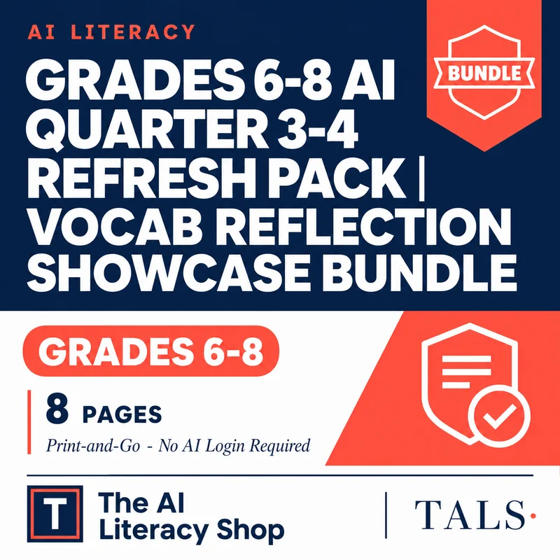 Grades 6-8 AI Quarter 3-4 Refresh Pack cover