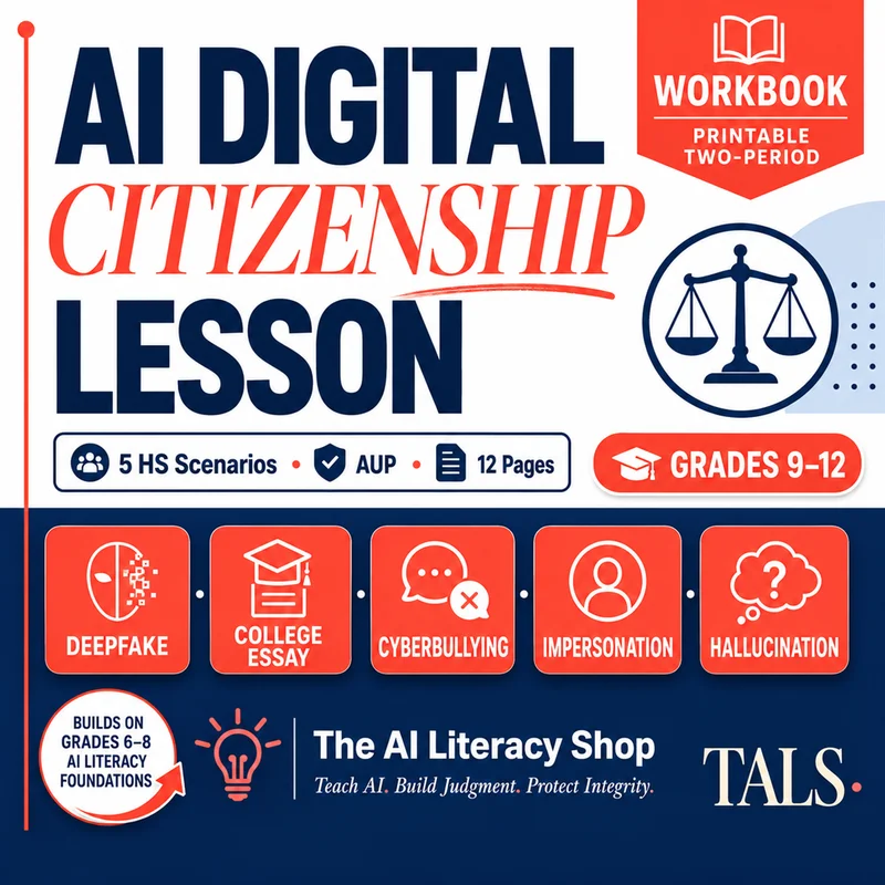 AI Digital Citizenship Lesson cover