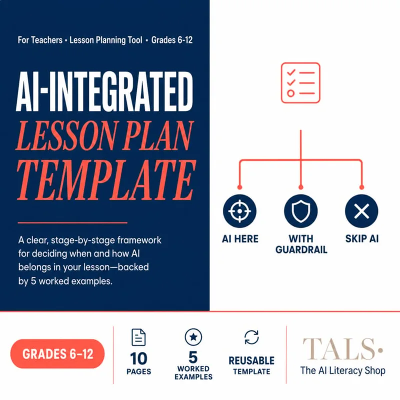 AI-Integrated Lesson Plan Template for Teachers cover