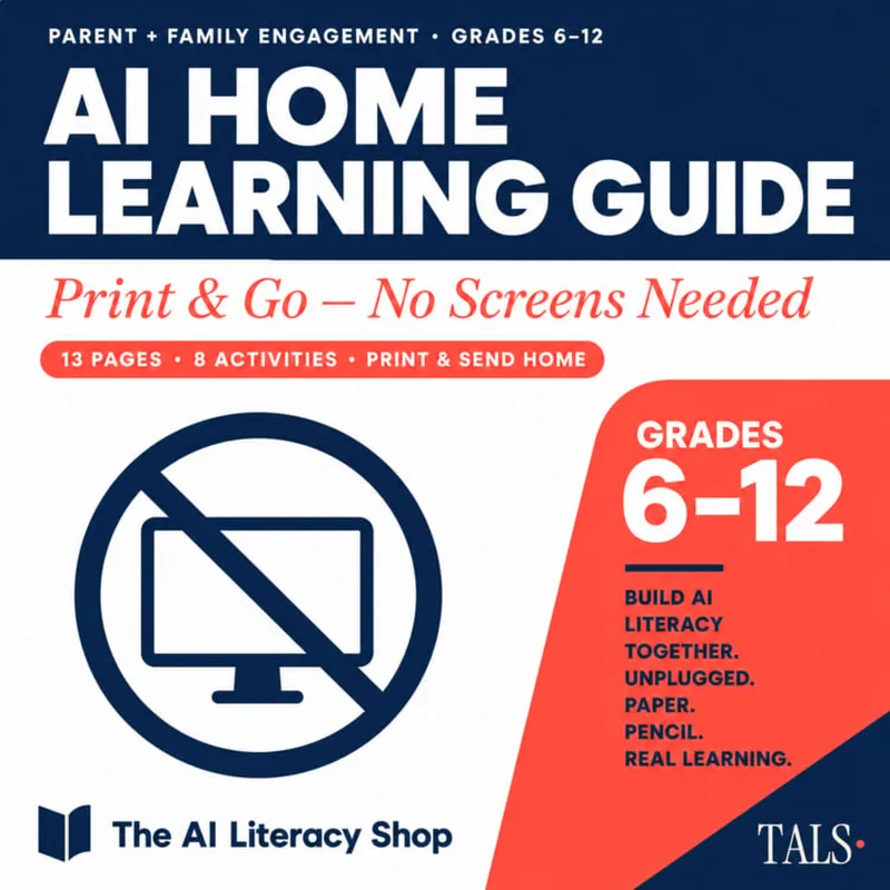AI Home Learning Guide Print-and-Go cover