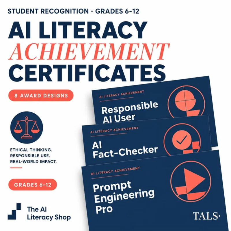 AI Literacy Achievement Certificates cover