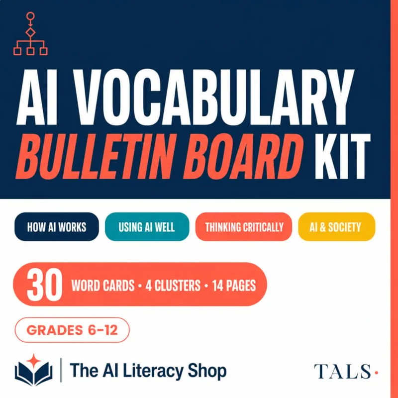 AI Vocabulary Bulletin Board Kit cover