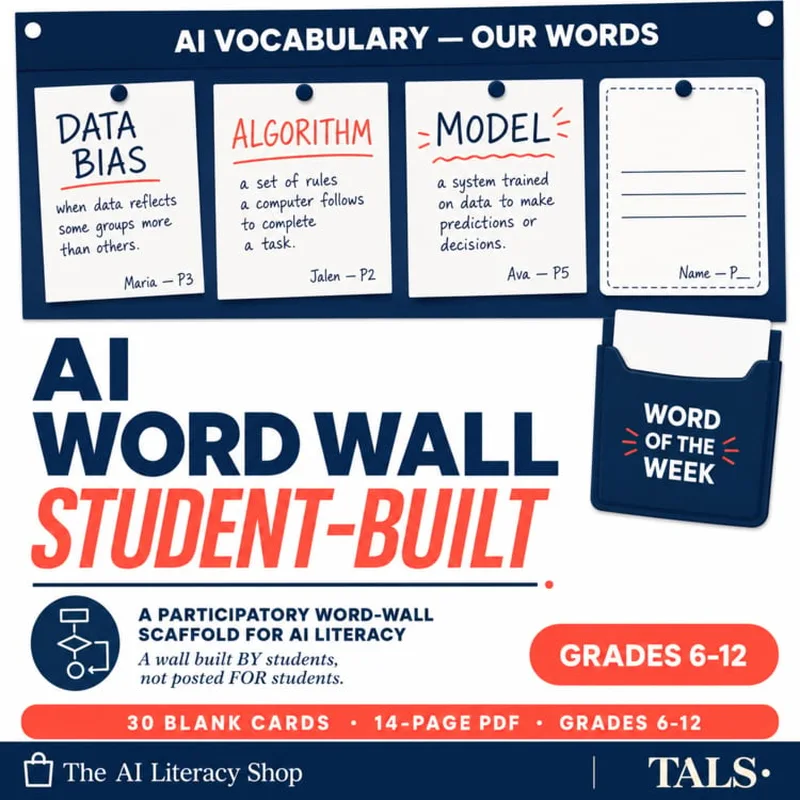 AI Word Wall Student-Built cover